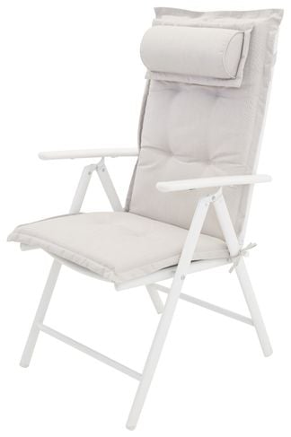 5 postionsdyna med kudde beige
