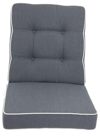 Fura dyna med stoppning (låg rygg) grå