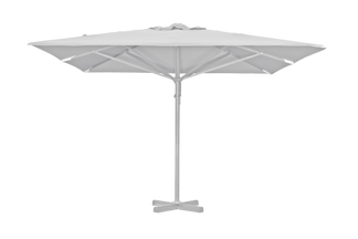 Paris parasoll 4x4 vit/vit