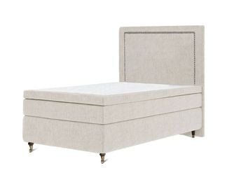 Classic deluxe kontinentalsäng 120x200 beige inkl. gavel
