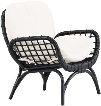 Moana lounge chair svart 75x80x67