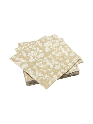 De Mina Pappersservett Beige 25P