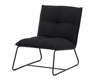 Myrbo fåtölj svart linne