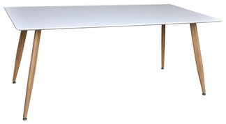 Polar matbord vitt/eklook 180x90cm