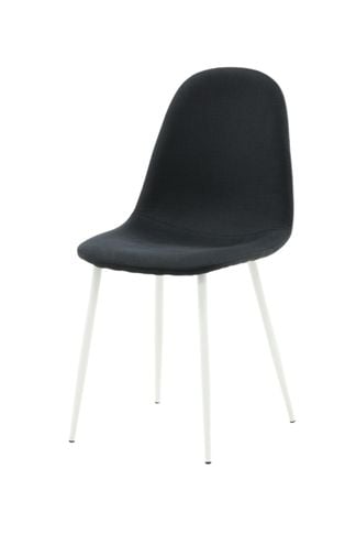 Polar stol vit/svart tyg