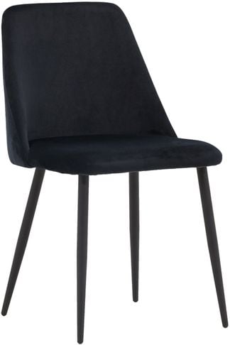 Vansbro matstol svart sammet