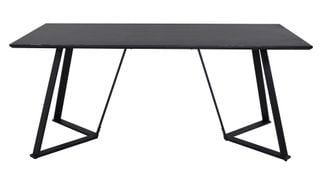 Marina matbord 180 cm svart/svart