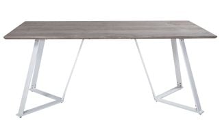 Marina matbord 180cm grå/vit