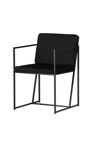 Ringstorp matstol svart sammet