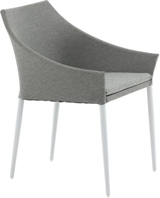 Spoga stol vit/grå 62x81x60