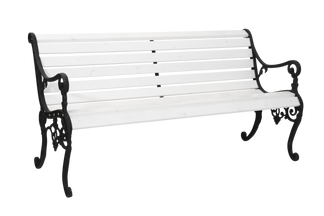 Sandvik soffa 150 svart/vit