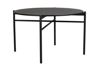 Skye matbord Ø120 svart ek/svart