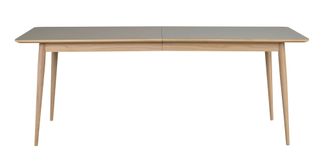 Dawsone matbord 200/245 grå/vitpigmenterad ek