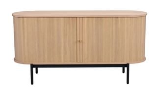 Haddington sideboard 142 vitpigment ek/svart met