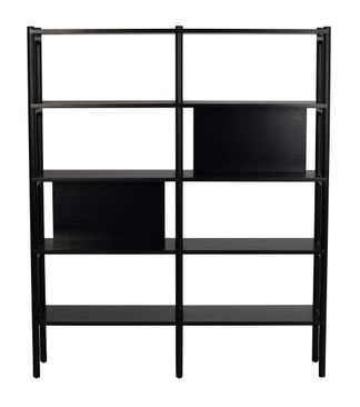 Holton bokhylla hög 140x166 svart ek