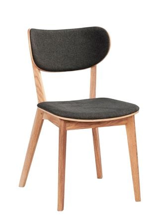 Kato stol lackad ek/mörkgrå