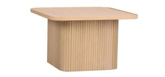 Sullivan soffbord 60x60 vitpigmenterad ek