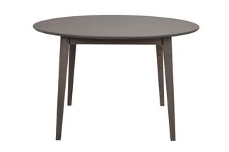 Filippa matbord runt 120/165 mörkbrun ek