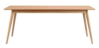 Yumi matbord rekt. 190x90 lackad ek