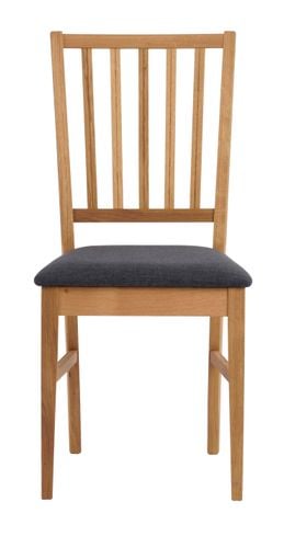 Filippa stol ek/grått tyg