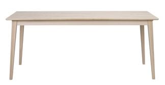 Filippa matbord 180 vitpigmenterad ek