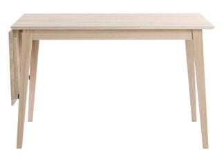 Filippa Klaffbord 120+45cm vitpigmenterad ek