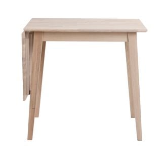 Filippa klaffbord 80+45 vitpigmenterad ek