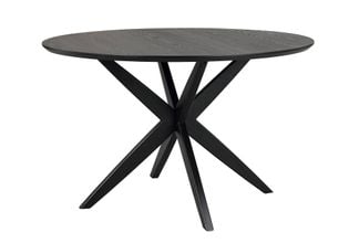 Calverton matbord runt Ø120 svart ek