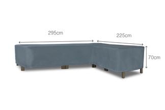 Möbelskydd L-form premium 295/225x70x100cm