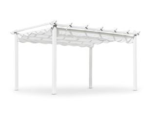 Skanör pergola 300x400 cm vit