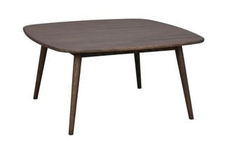 Tompkins soffbord kvadratiskt 90x90 brun ek