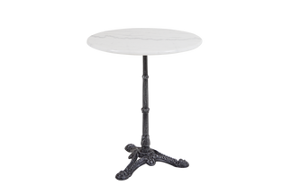 Loire ø60 cm h72 vit marmor