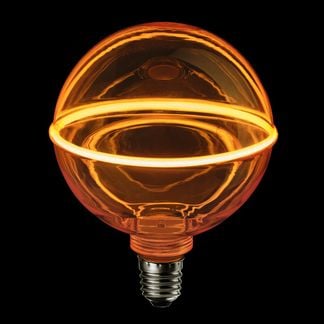 O-led horizontal gold glob 130mm e27 4w 1