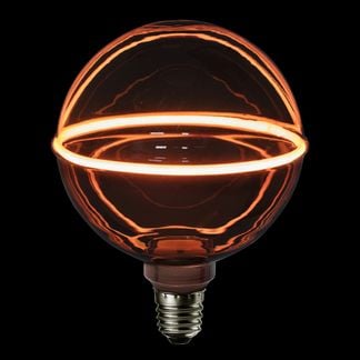 O-led Nero horizontal glob 130mm e27 4w 1