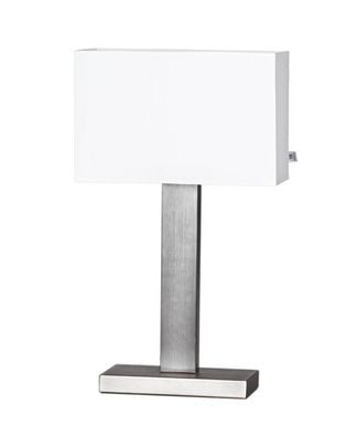 Prime bord H47cm Borstad stål/vit skärm