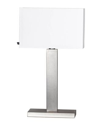 Prime bord H69cm Borstad stål/vit skärm