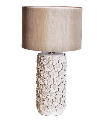Fiore bordlampa H54cm beige