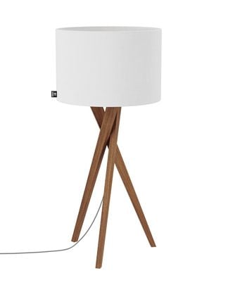 Vega bordlampa H55cm ek/vit