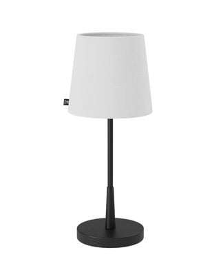 Lumi bordlampa H48,5cm matt svart/vit