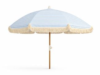 200 cm Hillerstorp Parasoll Blå/vit