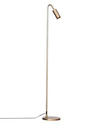 Curve golvlampa H146cm Matt guld