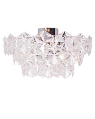 Monarque Ø50cm Krom/klar