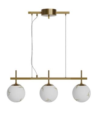 Bellagio taklampa 3-lite L82cm mässing/v