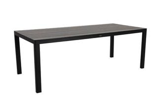 Rodez matbord 209x95cm svart/grå