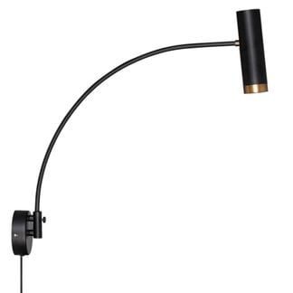 Puls XL vägglampa Svart matt