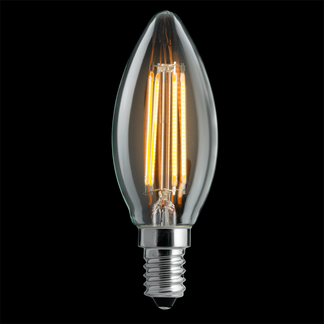 Kronljus klar E14 4,5W 2200K 3-steg dimbar minne