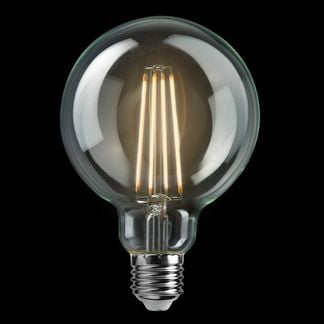 UNI-LEDISON glob 100mm klar E27 7,5W 2200K dimbar