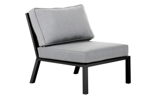 Belfort mittdel med dyna svart/pearl grey (kd)