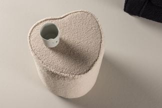 Heart barnstol beige