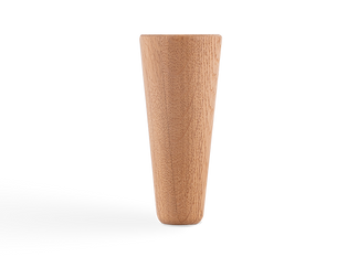 Runt konat träben ek natur 12 cm 4-pack